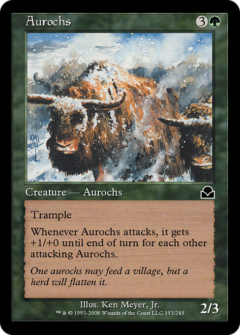 Aurochs 153