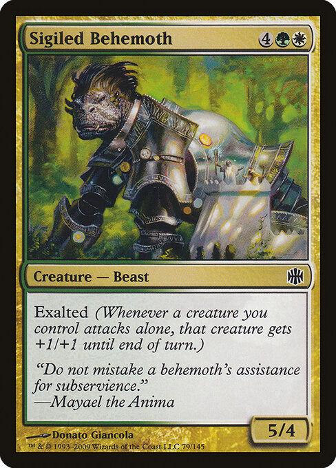 Sigiled Behemoth 79