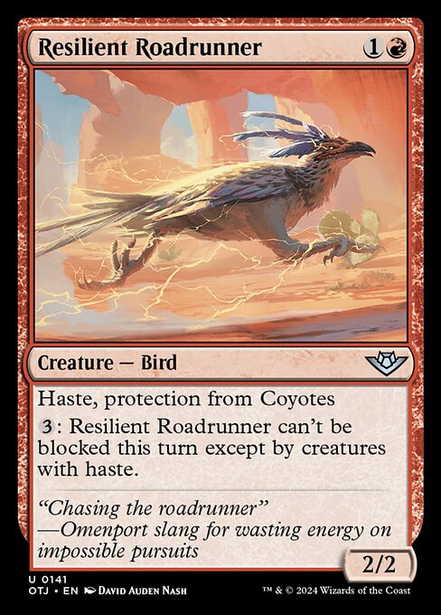 Resilient Roadrunner 141