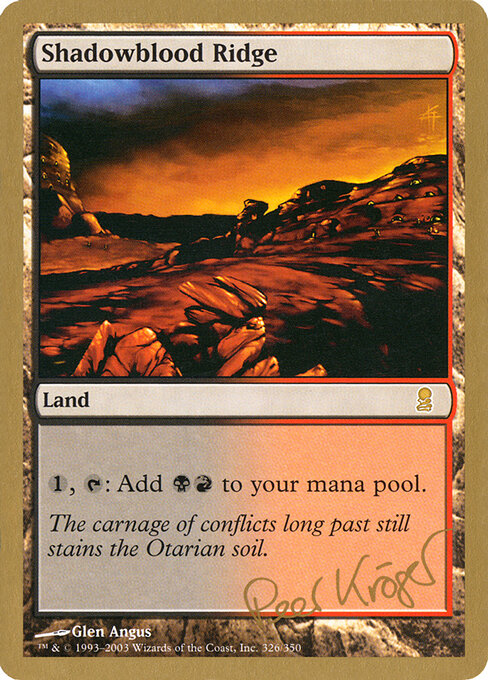 Shadowblood Ridge pk326
