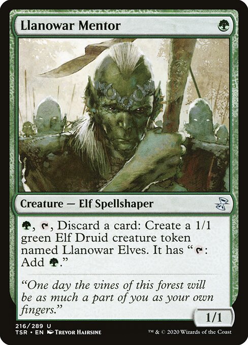 Llanowar Mentor 216