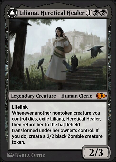 Liliana, Heretical Healer // Liliana, Defiant Necromancer 96