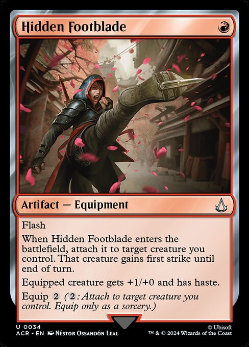 Hidden Footblade 34