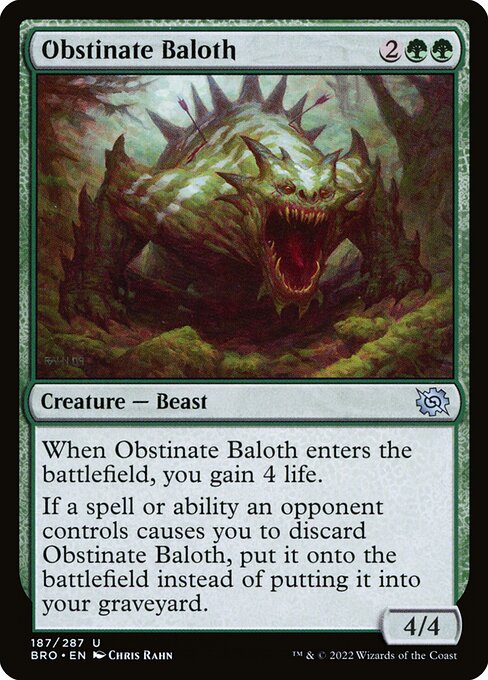 Obstinate Baloth 187