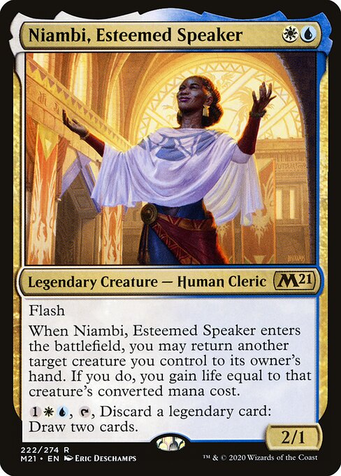 Niambi, Esteemed Speaker 222