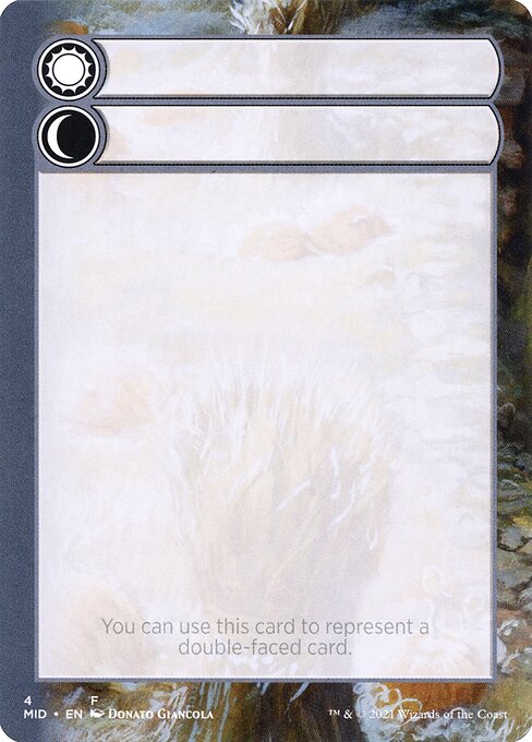 Double-Faced Substitute Card 4