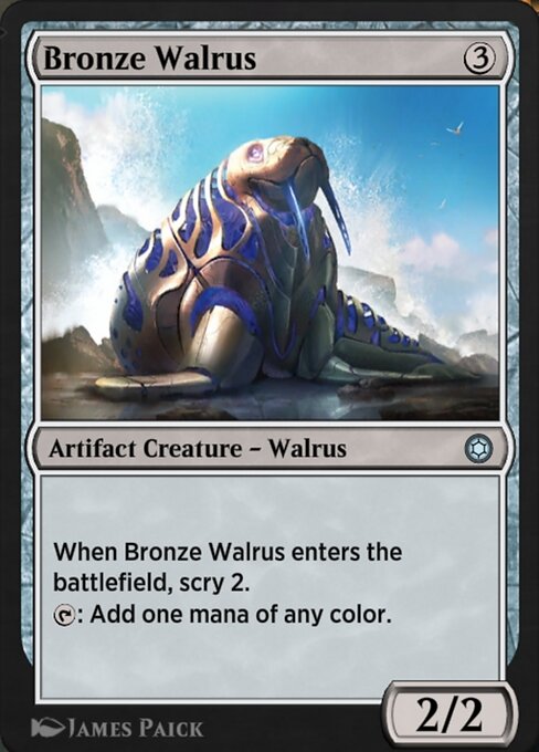 Bronze Walrus 254