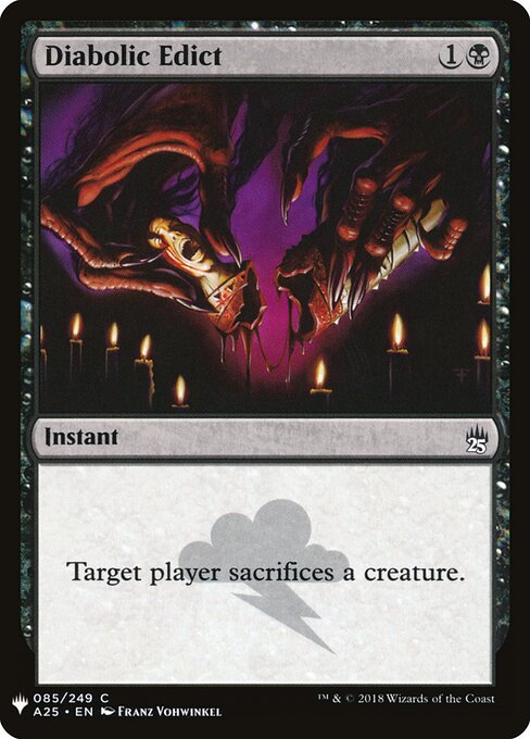 Diabolic Edict A25-85