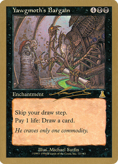Yawgmoth's Bargain nl75