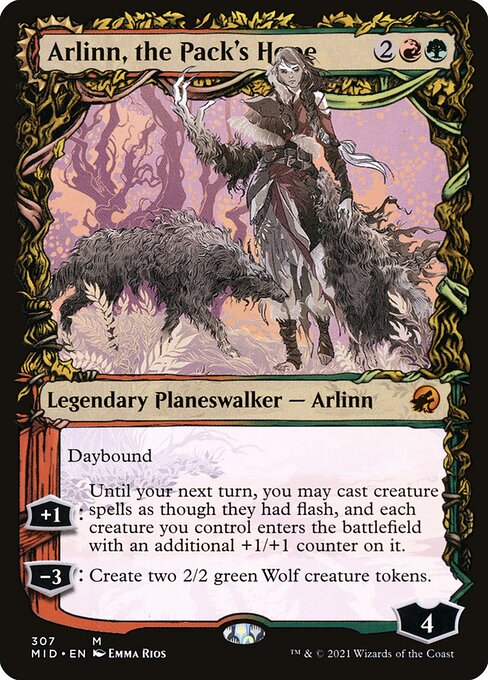 Arlinn, the Pack's Hope // Arlinn, the Moon's Fury 307