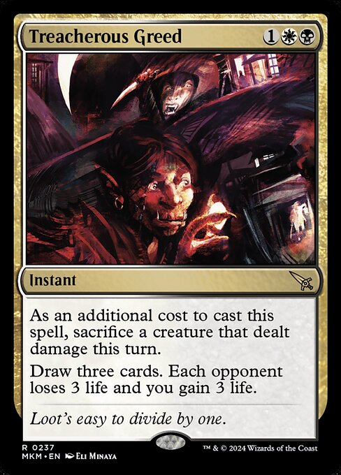 Treacherous Greed 237