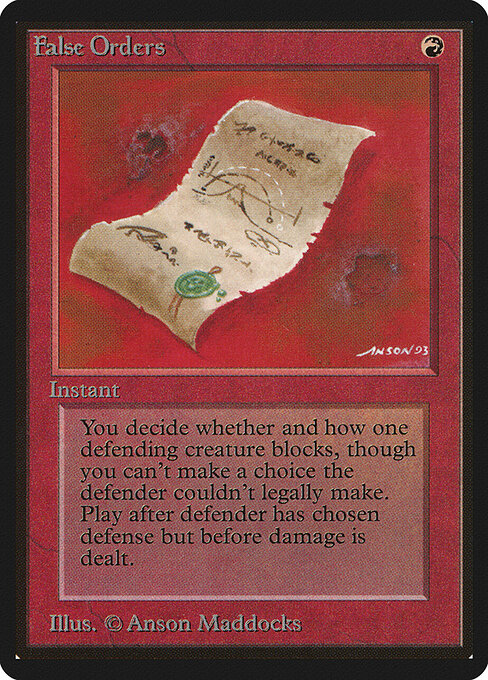 False Orders 148