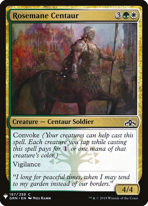 Rosemane Centaur GRN-197