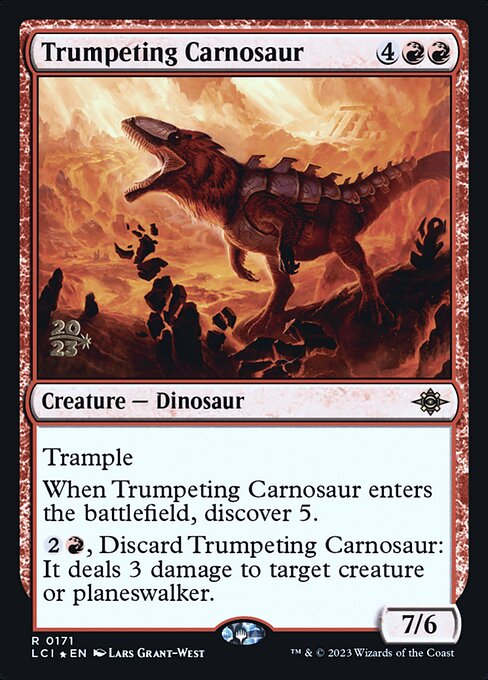 Trumpeting Carnosaur 171s