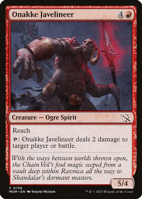 Onakke Javelineer 156