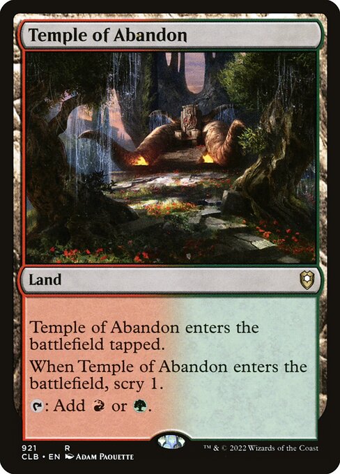 Temple of Abandon 921