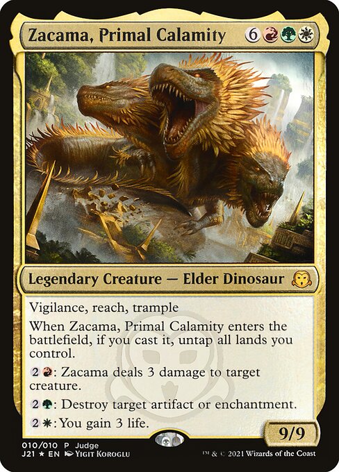 Zacama, Primal Calamity 10