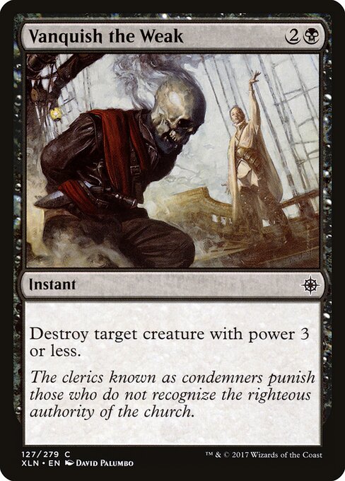 Vanquish the Weak 127