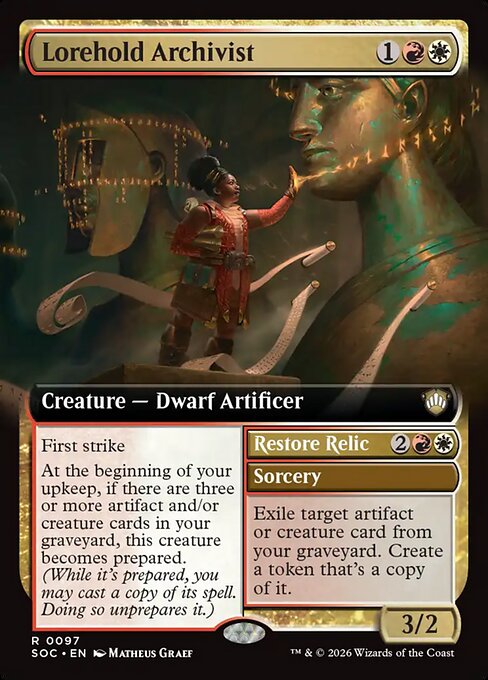 Lorehold Archivist // Restore Relic 97