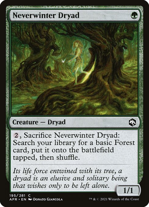 Neverwinter Dryad 195