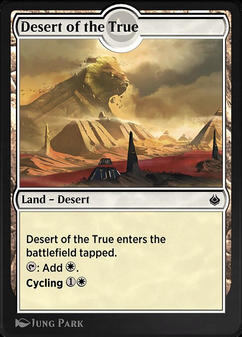 Desert of the True 291