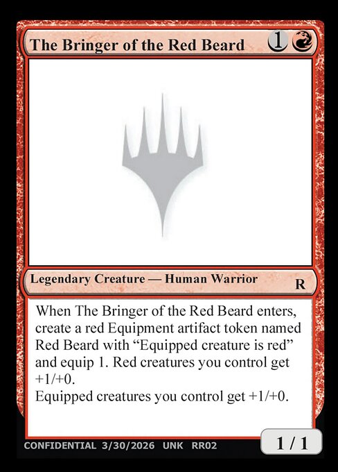 The Bringer of the Red Beard RR02a