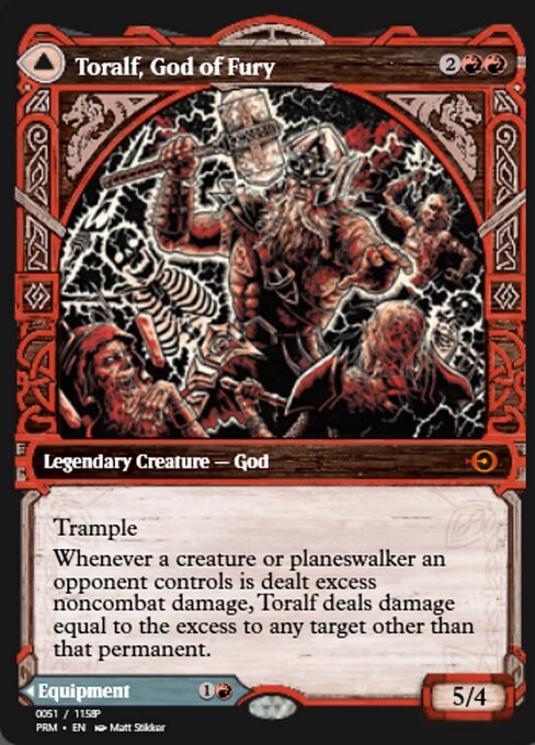Toralf, God of Fury // Toralf's Hammer 88302