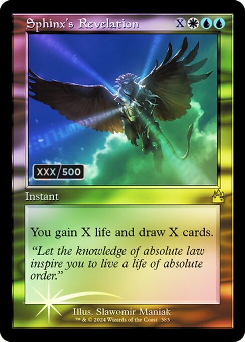 Sphinx's Revelation 383z
