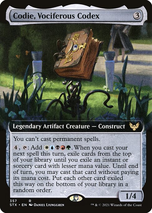Codie, Vociferous Codex 357