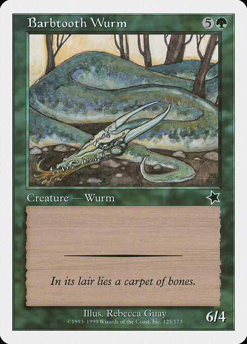 Barbtooth Wurm 125