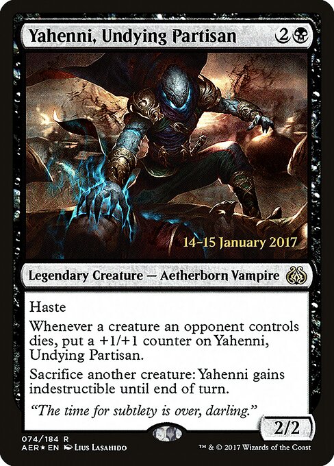 Yahenni, Undying Partisan 74s
