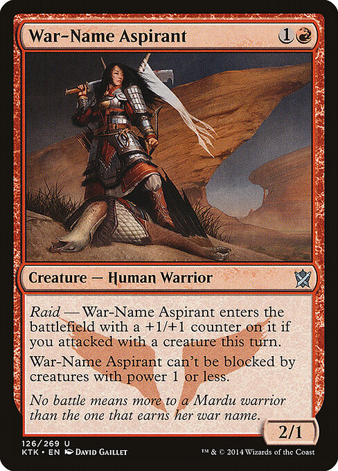 War-Name Aspirant 126