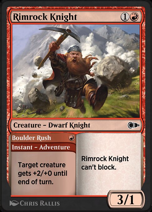 Rimrock Knight // Boulder Rush 153