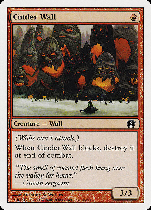 Cinder Wall 182