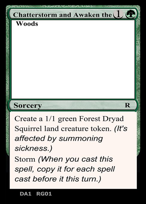 Chatterstorm and Awaken the Woods RG01a