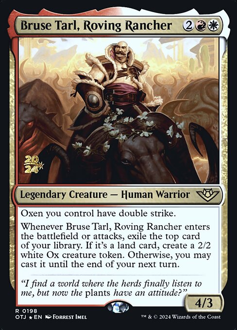 Bruse Tarl, Roving Rancher 198s