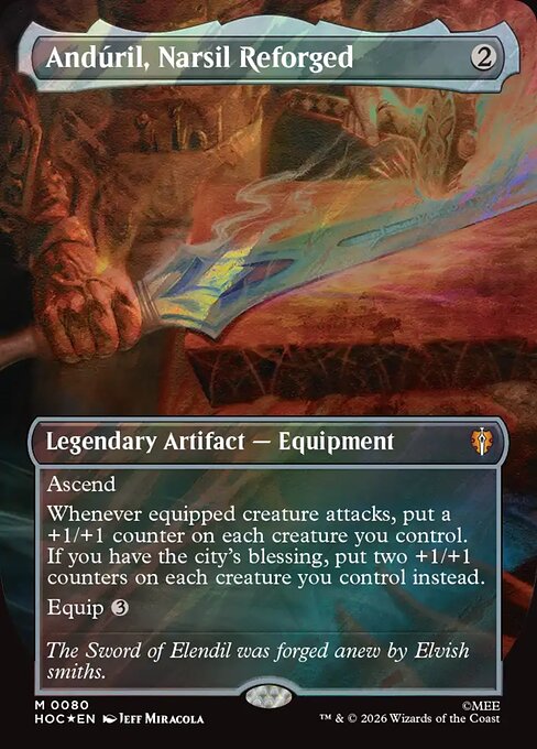 Andúril, Narsil Reforged 80