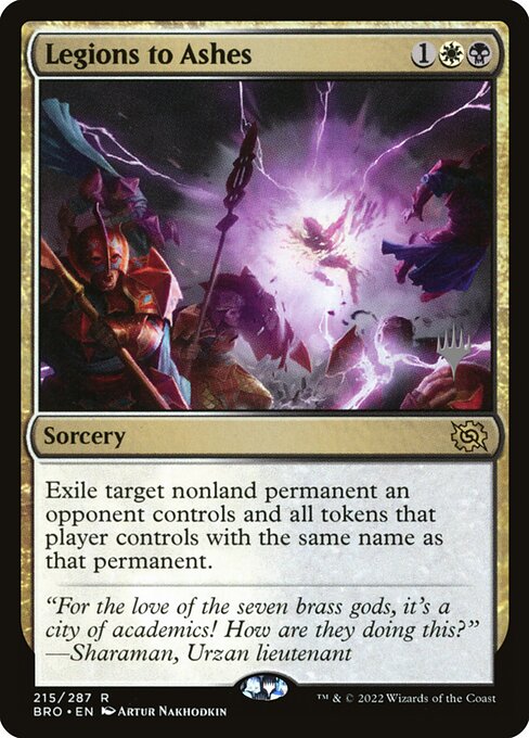 Legions to Ashes 215p