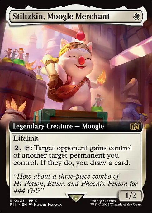 Stiltzkin, Moogle Merchant 433