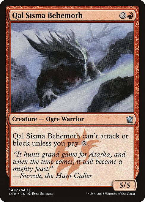 Qal Sisma Behemoth 149