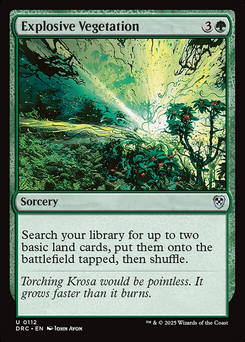 Explosive Vegetation 112