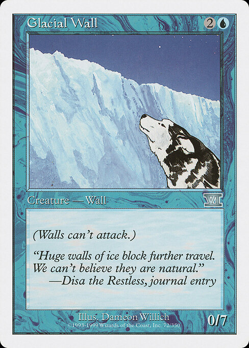 Glacial Wall 72