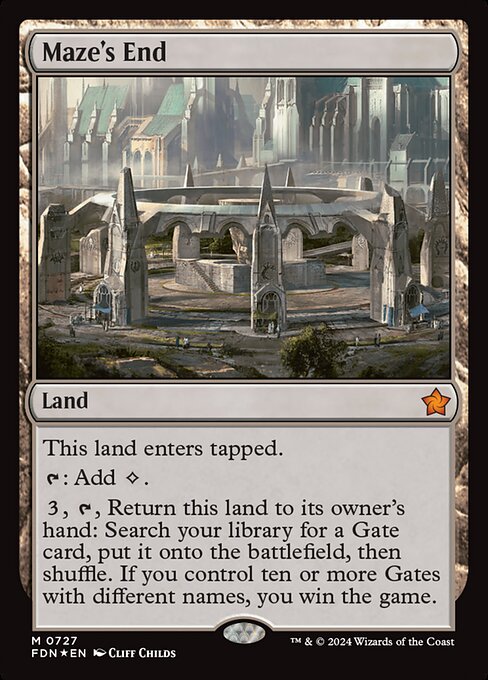 Maze's End 727