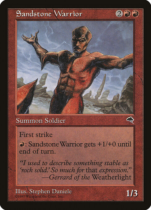 Sandstone Warrior 199