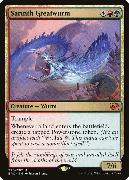 Sarinth Greatwurm 220