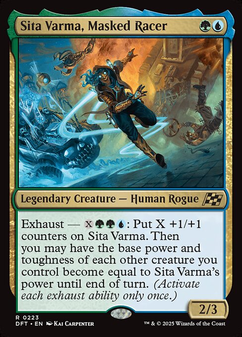 Sita Varma, Masked Racer 223