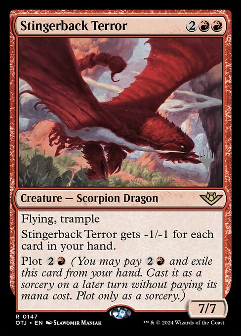 Stingerback Terror 147p