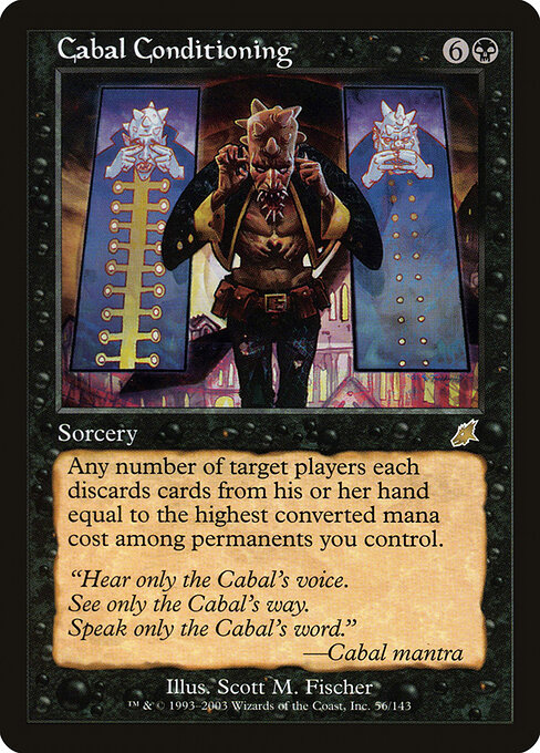 Cabal Conditioning 56