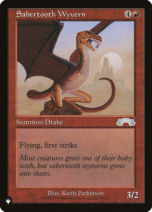 Sabertooth Wyvern EXO-99
