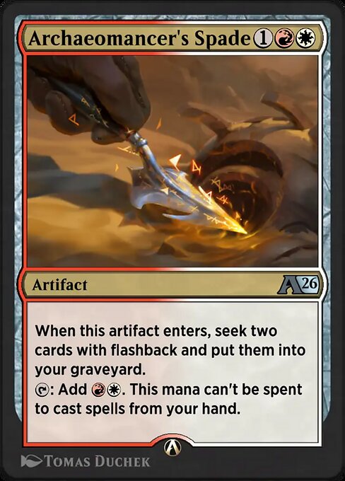 Archaeomancer's Spade 15